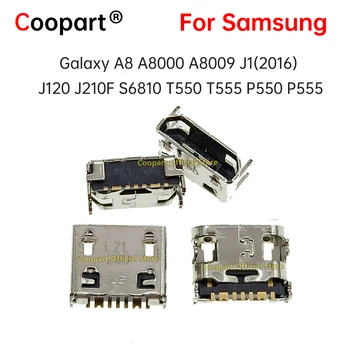 5db USB töltő csatlakozó Samsung Galaxy A8 A8000 A8009 J1 (2016) J120 J210F S6810 T550 T555 P550 P555 töltőport dokkoló