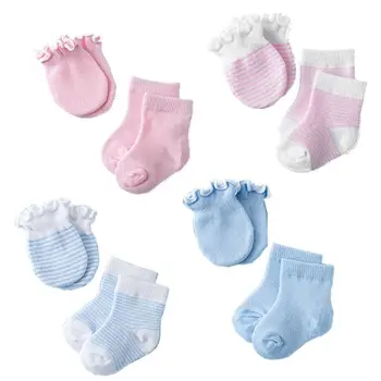 Y1UB baba boka zokni újszülött baba ujjatlan kisgyermek csúszásmentes zokni 0-6 hónapig
