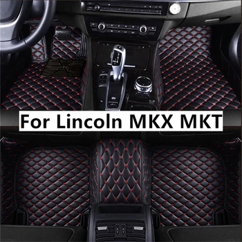 Egyszínű gyémánt egyedi autószőnyegek Lincoln MKX MKT Continental autószőnyegekhez Foot Coche kiegészítők