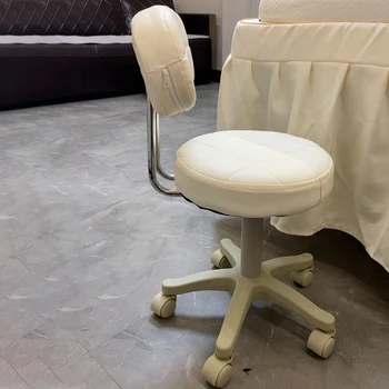 Egyszerű szépségszalon Borbély székek Speciális forgatható szalonszék Borbélyüzlet kerek szék Modern szalonbútor Otthoni sminkszék