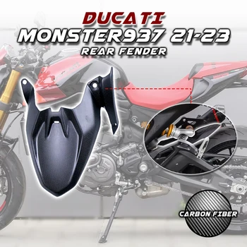 Ducati Monster 937 2017 2019 2020 2021 2022 2023 100% 3K száraz szénszálas motorkerékpár módosított hátsó sárvédő HUGGER SÁRVÉDŐ
