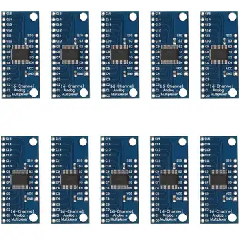 10Pcs 16CH analóg multiplexer modul 74HC4067 CD74HC4067 precíz modul digitális multiplexer MUX breakout kártya