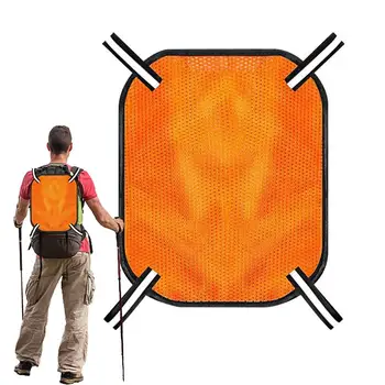 Blaze narancssárga panel vadászháló jól látható biztonsági redőnypanel fényvisszaverő csíkkal lélegző és könnyű lángnarancssárga