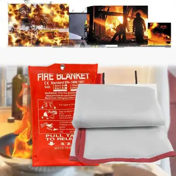 Tűzoltó takaró 1,2 m Tűz égésgátló vészhelyzeti túlélési tűzoltó menedék menekülési takaró Vészhelyzeti tűzoltó takaró tűzoltó készülék