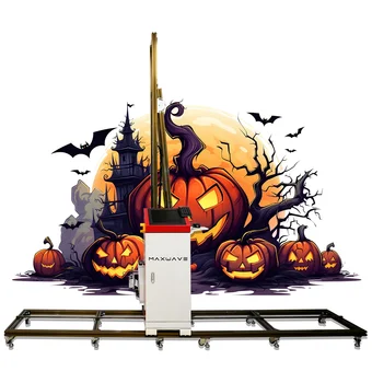 Tintasugaras fali nyomtató gép 3D függőleges fali nyomtató számítógépes falfestménynyomtatóval Fali nyomtató Halloween dekorációhoz