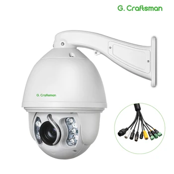 8.0MP 4K PTZ IR IP kamera 33X 4.7-155mm Dome kültéri SONY optikai zoom Hikvision kompatibilis CCTV biztonság