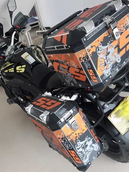  Motorkerékpár térdtartály vontatópárnák Üzemanyagtartály markolatok Oldalsó matricák Védők Matrica a ZongShen Cyclone RX3 RX4 RX3S 2019-2021 számára