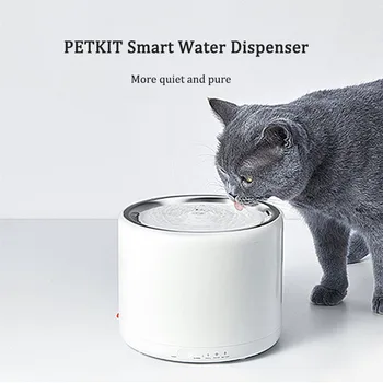 PETKIT 1.35L Automatikus kisállat macska szökőkút Okos kisállat macska vizes tál nincs kiömlési adagoló cica macska szökőkút szűrő