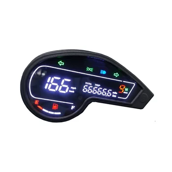 Motorkerékpár LED digitális sebességmérő NXR150-hez NXR125 2003-2014 Digitális LED kilométer-számláló fordulatszámmérő XR150