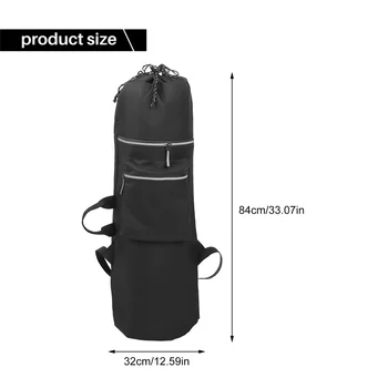 Gördeszka táska férfiaknak, vízálló gördeszka hátizsák táska állítható vállpántokkal hordozható gördeszka tok,1