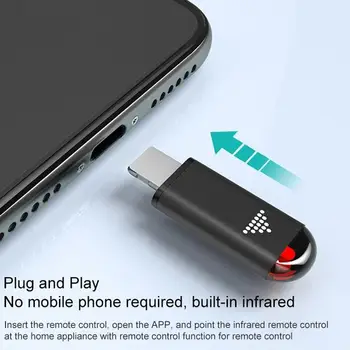 IR készülékek Vezeték nélküli infravörös távirányító adapter Smart App Control mobiltelefon infravörös adó IPhone / Andro H2Z1 készülékhez