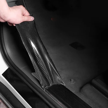 3/5/7cm*3m 5D szénszálas autó matrica DIY paszta védőcsíkok Automatikus ajtóküszöb oldalsó tükör Karcmentes szalag Autó kiegészítők