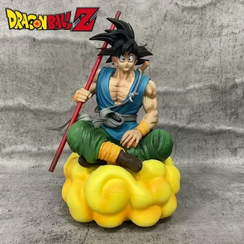 Anime Dragon Ball Bt figura Son Goku Jingdouyun Akció figura Ülő testtartás Anime Pvc Modell Szobor Baba játékok Ajándék dekoráció