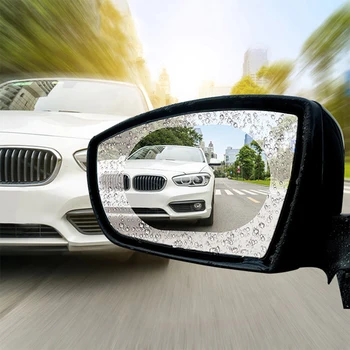 6db Mondjon búcsút a ködös tükröknek Prémium PET Könnyen autóba helyezhető visszapillantó tükör film Megfelelő méret