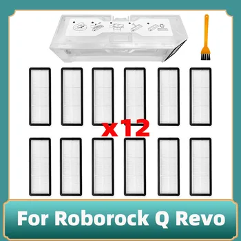 Kompatibilis a Roborock Q Revo / Roborock P10 A7400RR Hepa szűrővel Porgyűjtő doboz tartozékok Pótalkatrész-csere tartozék készlet
