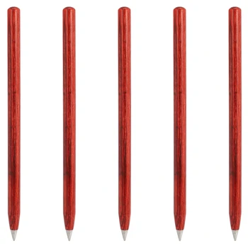 5X irodai örök ceruza Örök fém toll Tinta nélküli toll Irodai festés Tiszta és tartós kütyük Diákkellékek