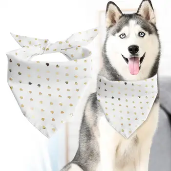 Kutyasál Elég kompakt szívnyomat Mosható kutyakendő vállpántos kutya kellékek Kisállat sál vállpántos macska sál