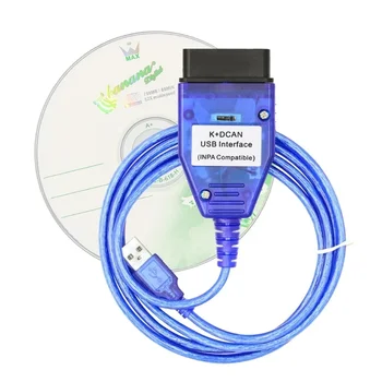 KDCAN E alvázdiagnosztikai kábel USB interfészek IN-PA OBD2 diagnosztikai szkenner kapcsolókkal OBD2 automatikus diagnosztikai eszközök