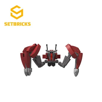 SETBRICKS MOC LM-432 Film Rák Droid 4 lábú Robot készletek Játékok 148DB Állatok Építő Modell gyerekeknek Gyerek ajándékok