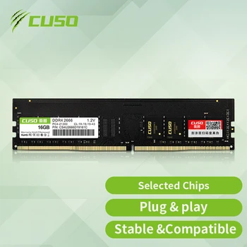 CUSO Memoria Ram DDR4 3200MHz 16GB 8GB 4GB 2666MHz 16 GB RAM DDR4 asztali memória Gaming High Performance