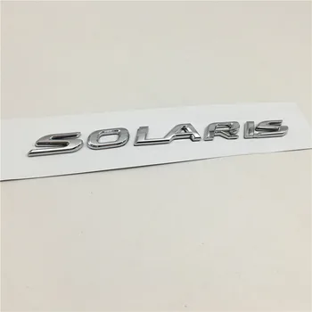 Solaris emblémához Hátsó csomagtartó jelvény Chrome logó Betűk