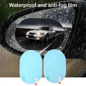  autó visszapillantó tükör esőálló film bot teherautó ablak üveg ködgátló vízálló matrica esős nap biztonságos vezetés esőálló film