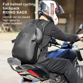 Motorkerékpár hátizsák univerzális kültéri utazási hátizsák Motorkerékpár vízálló divatos puha motoros táska nagy kapacitással