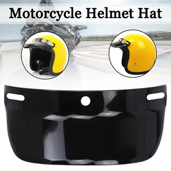 univerzális motorkerékpár sisak karimája Levehető esőnapvédő Fit for Half Helmet Retro Vintage motorkerékpár sisak perem