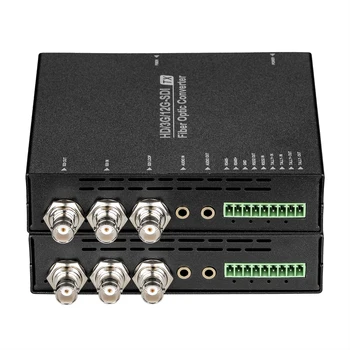 12G-SDI Video Over Fiber Optic Converters Kit, kompatibilis a 3G-SDI, HD-SDI kamerával