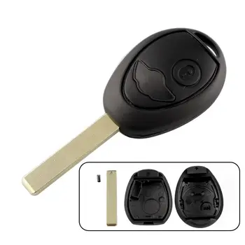 Csere távoli kulcstartó Új vágatlan penge távirányító fedél Autós kulcshéj HU92 autós kulcstartó tok BMW Mini Cooper R50 R53-hoz