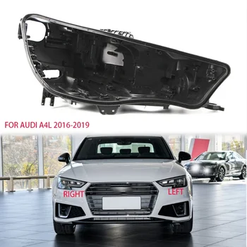  FOR Audi A4L 2016-2019 fényszóróház A4L 8W Xenon világítódoboz lámpaház műanyag fényszóróhéj alap
