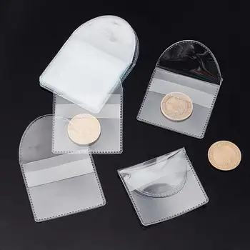 Porálló érmetasak Vízálló PVC érmetároló táska Porálló hüvelyvédő tasak ajándékgyűjteményhez Ékszertartó