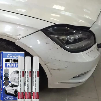 3Db/készlet autó retusáló festék toll retusálás festék autókhoz festék karcolás javítás vízálló automatikus karceltávolító toll