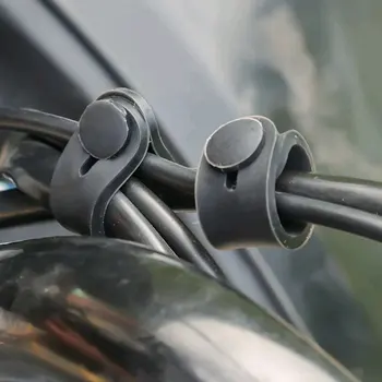 Univerzális fékkábelkötegelők Fix csíkos gumi rögzítő kábelezés Többfunkciós kábelköteg Tápkábel nyakkendő Motorkerékpár tartozékok