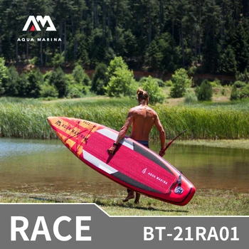 AQUA MARINA RACE 3.8m/4.2m Felfújható szörfdeszka hegyes kialakítás Gyors szörfözés Vízi sportok versenye szörfdeszka 2 méret
