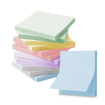 12 db Super Sticky Notes Morandi színek, ömlesztett csomag 3X3 hüvelyk Környezetbarát, hordozható, tökéletes