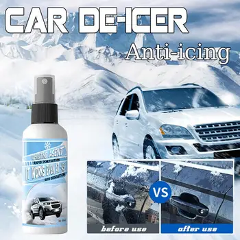 jégmentesítő spray autó szélvédőhöz Szélvédő De Icer spray tisztító jégmentesítő Folyékony jégspray autó hóolvasztó ablakhoz jégtelenítő