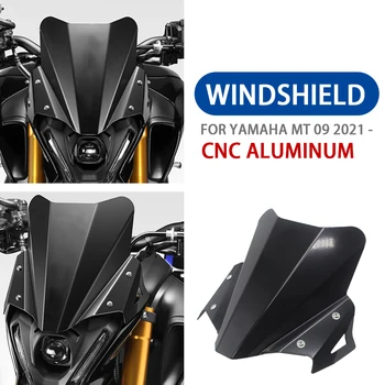 Motorkerékpár tartozékok Alumínium szélvédő szélvédő terelő YAMAHA MT09 MT-09 MT 09 2021 -