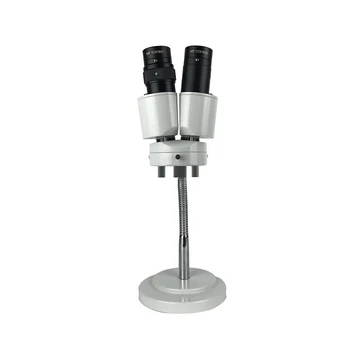 8X sztereó mikroszkóp LED fényű binokuláris sztereó mikroszkóppal állítható tömlő fogorvoshoz Orális forrasztás PCB javító eszköz RX-6D