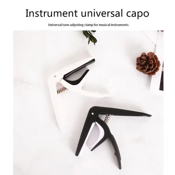 2018 Új professzionális ötvözet hangoló Tune Tuner bilincs kulcs trigger Capo akusztikus elektromos zenei gitárhoz Capo