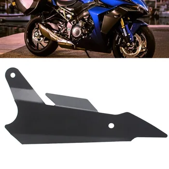Fekete alumíniumötvözet motorkerékpár hővédő pajzs kipufogófedél Suzuki GSX-S1000 GSX-S1000F GSXS 1000 1000F 2015-2021