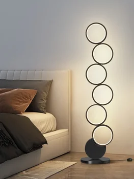 állólámpa Modern minimalista kreatív üreges gyűrűs környezeti fény Új teljes spektrumú szemvédő asztali lámpa