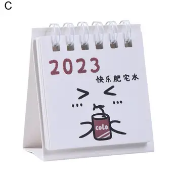 irodai naptár rajzfilm minta imádnivaló dekoratív 2023 újévi mini naptár dekoráció mini naptár iskolai kellékek