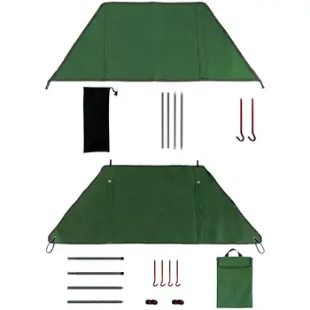Kültéri kemping szélvédő Szélvédő Vászon oldalfal Függöny képernyő Windsn szélvédő Hordozható kempingtűzhely összecsukható
