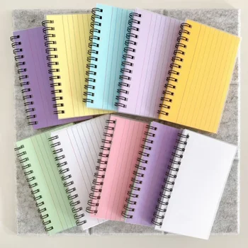 50 lap/db vízszintes vonalas notebook Téphető laza levél index Öntapadó jegyzettömb Hordozható jegyzettömb diákoknak Személyzeti írólapok