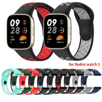  szilikon óraszíj Xiaomi Redmi Watch 3 Smart Watch tartozékokhoz Csere karkötő Redmi Watch 3 karszalaghoz