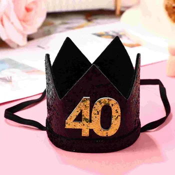 Make up Crown Birthday Hat Női smink fejpánt Női kalapok 40. dekoráció