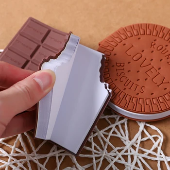 Kreatív süti alakú kis notebook csokoládé illat költségvetési tervező notebook emlékeztető könyv jegyzettömb vicces ajándék diákok kellékek