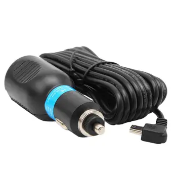 DC 5V 2A Mini USB autós töltő adapter kábel kábel GPS kamerához 3,5 méteres autós kiegészítők Csepp szállítás