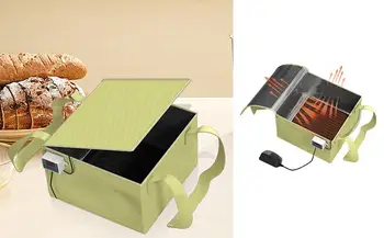  Kenyérmelegítő doboz hőmérséklet-szabályozó erjesztő zsák automatikus kikapcsolással kenyér joghurt készítéséhez Natto konyhai kiegészítők